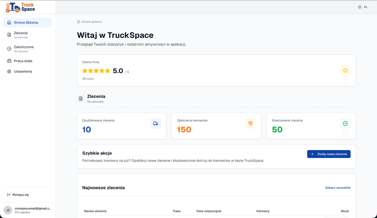 TruckSpace App