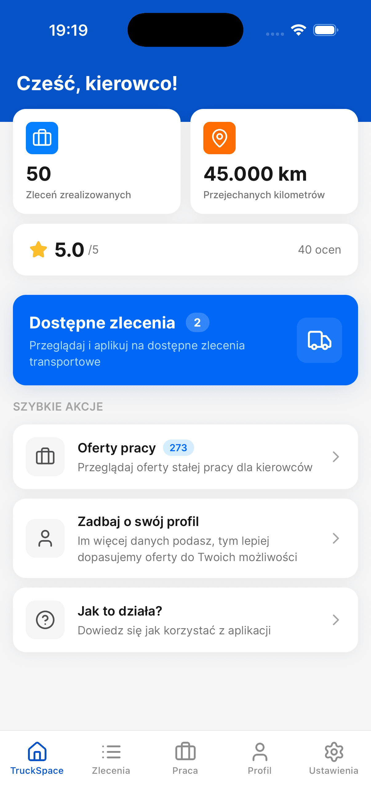 TruckSpace App